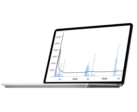 Sistema web da MIP Florestal exibindo o monitoramento de pragas em tempo real