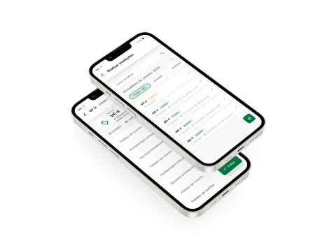Aplicativo mobile da MIP Florestal usado no monitoramento em campo